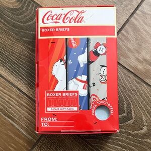 Coca-Cola Boxer Briefs Gift Set - Medium